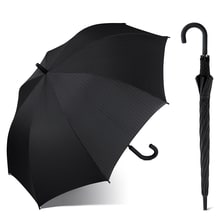 Gents Long AC needle stripe black